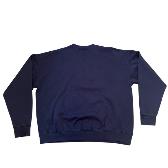 Vintage American Legion Auxiliary Sweatshirt Men's 3XL Pullover Crewneck Navy - Picture 2 of 5